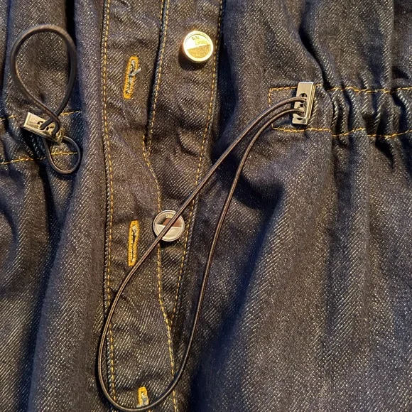 Zara Dark Blue Jean Jacket - Picture 7 of 11